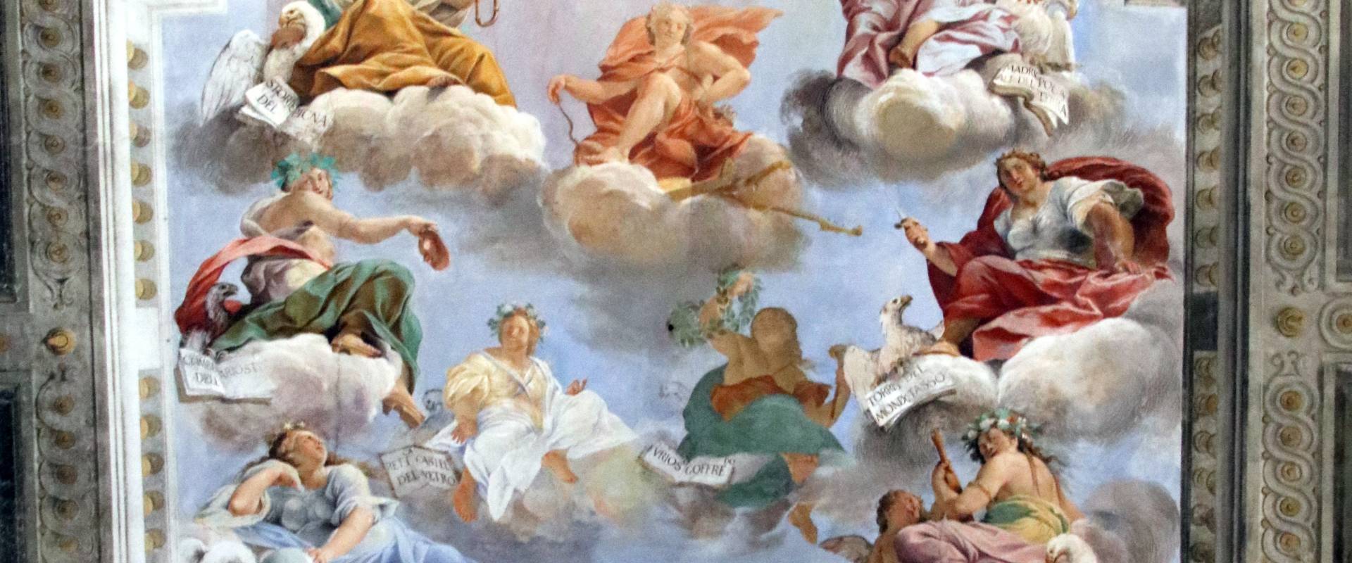 A.M. Colonna, A. Mitelli, B. Bianchi e G.G. Monti, Apollo al quale le Muse presentano opere letterarie promosse dalla Casa d'Este (1647-1648) 03 foto di Mongolo1984
